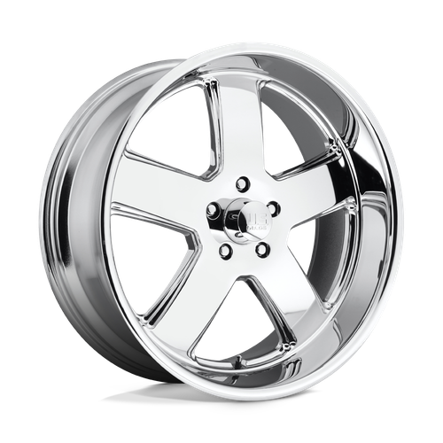 US Mag 1PC U116 HUSTLER 5X127 22X11 +18 CHROME PLATED