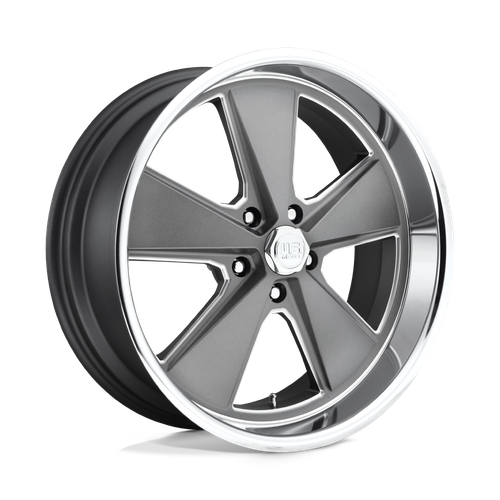 US Mag 1PC U120 ROADSTER 5X120.65 17X7 +1 MATTE GUN METAL MACHINED