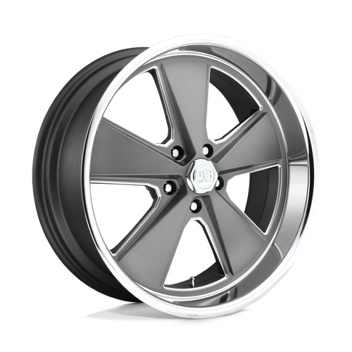 US Mag 1PC U120 ROADSTER 5X120.65 18X8 +1 MATTE GUN METAL MACHINED