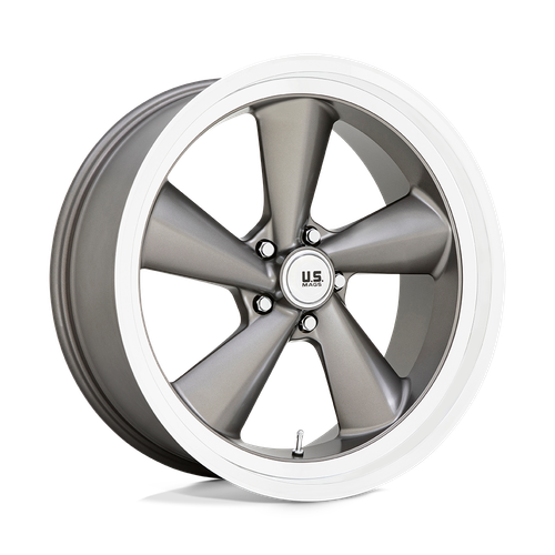 US Mag 1PC U137 TS 5X120.65 22X9 +15 ANTHRACITE WITH DIAMOND CUT LIP