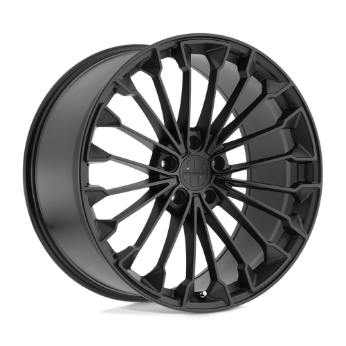 Victor Equipment WURTTEMBURG 5X112 19X9 +22 MATTE BLACK W/ GLOSS BLACK FACE