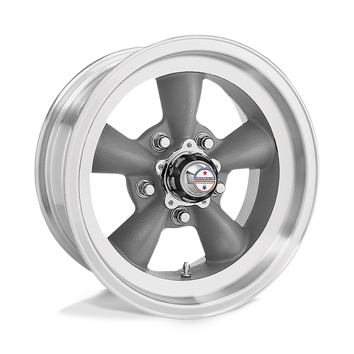 American Racing Vintage VN105 TORQ THRUST D 5X127 15X7 -6 TORQ THRUST GRAY MACHINED LIP