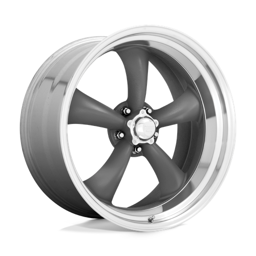 American Racing Vintage VN215 CLASSIC TORQ THRUST II 5X139.7 20X10 +6 MAG GRAY MACHINED LIP