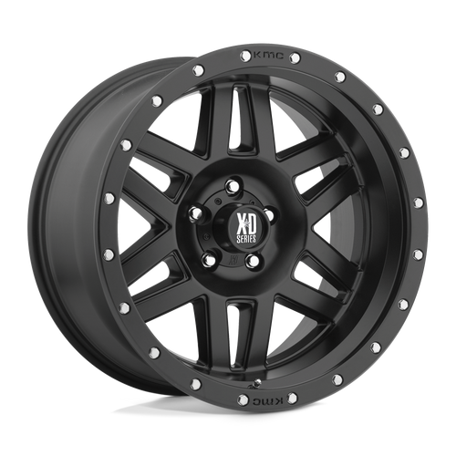 XD XD128 MACHETE 5X114.3 16X8 +0 SATIN BLACK WITH REINFORCING RING
