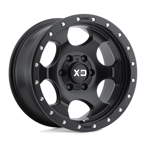 XD XD131 RG1 5X114.3 17X8 +0 SATIN BLACK WITH REINFORCING RING