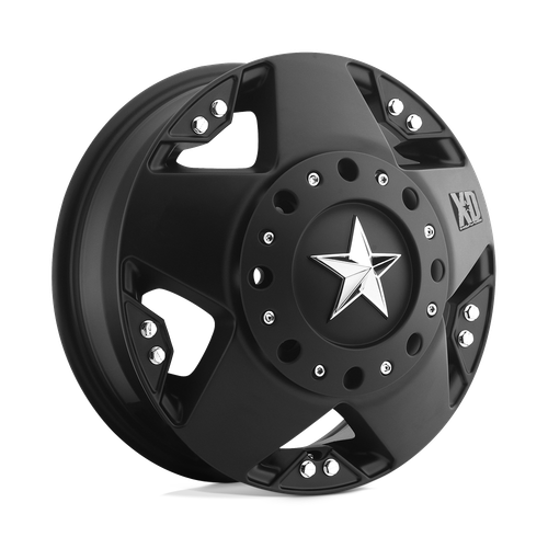 XD XD775 ROCKSTAR 5X114.3/5X120.65 17X9 -12 MATTE BLACK - FRONT