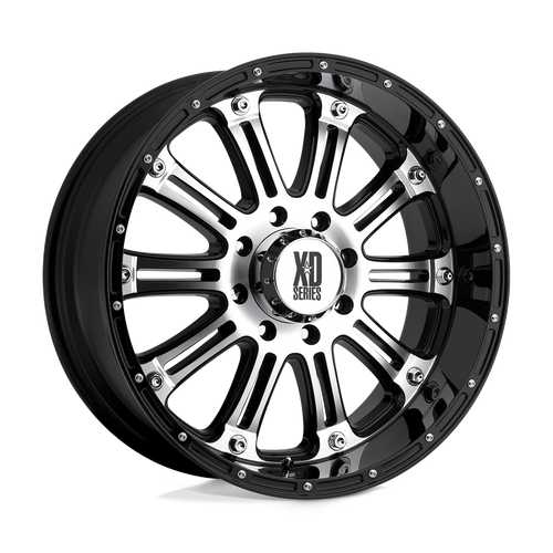 XD XD795 HOSS 5X114.3 16X8 +0 GLOSS BLACK MACHINED