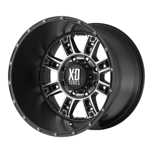XD XD809 RIOT 6X114.3 20X9 +18 MATTE BLACK MACHINED