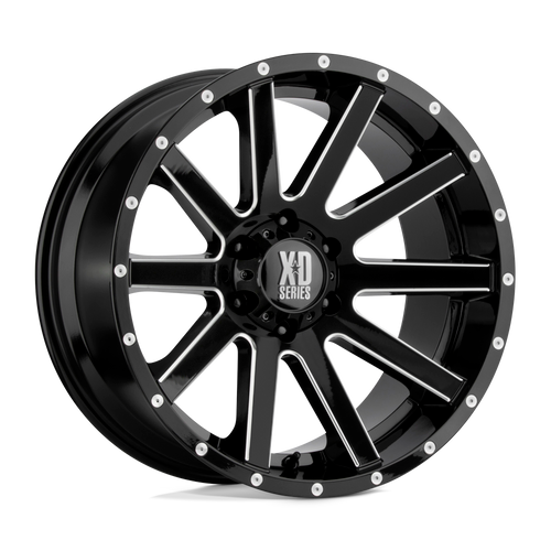 XD XD818 HEIST 6X114.3 16X8 +10 GLOSS BLACK MILLED