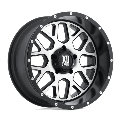 XD XD820 GRENADE 5X139.7 20X10 -24 SATIN BLACK MACHINED FACE