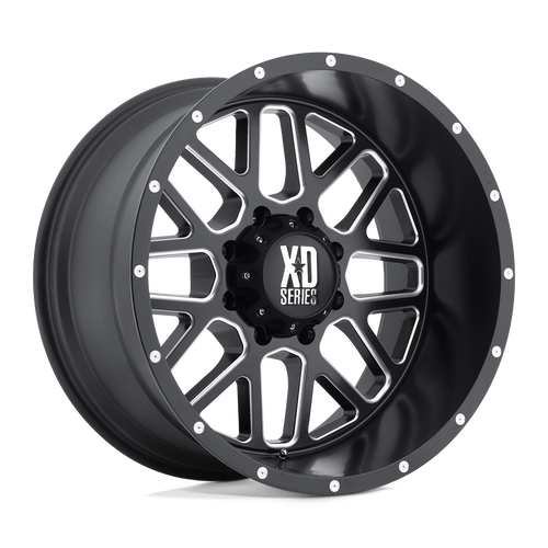 XD XD820 GRENADE 5X150 20X9 +0 SATIN BLACK MILLED