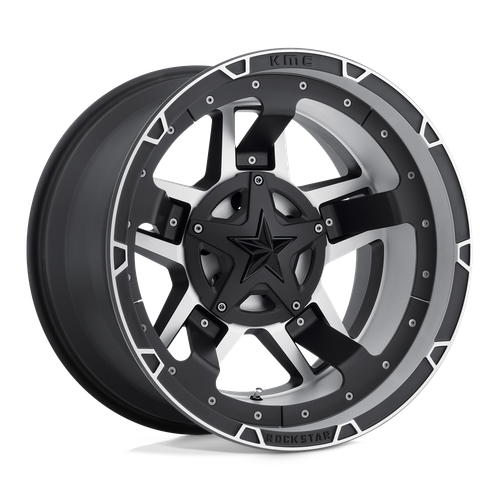 XD XD827 ROCKSTAR III 5X127/5X135 20X10 -24 MATTE BLACK MACHINED