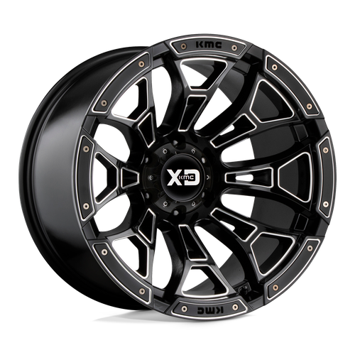 XD XD841 BONEYARD 8X170 20X12 -44 GLOSS BLACK MILLED