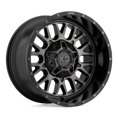 XD XD842 SNARE 8X165.1 20X9 +18 GLOSS BLACK GRAY TINT