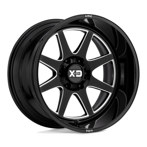 XD XD844 PIKE 8X165.1 20X12 -44 GLOSS BLACK MILLED