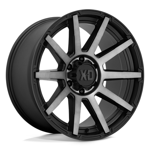 XD XD847 OUTBREAK 6X139.7 20X10 -18 SATIN BLACK WITH GRAY TINT