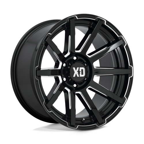 XD XD847 OUTBREAK 8X165.1 18X9 +0 GLOSS BLACK MILLED