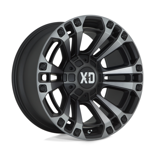 XD XD851 MONSTER 3 8X170 20X9 +0 SATIN BLACK WITH GRAY TINT