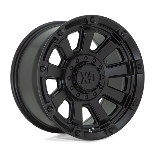 XD XD852 GAUNTLET 5X127/5X139.7 17X9 +0 SATIN BLACK