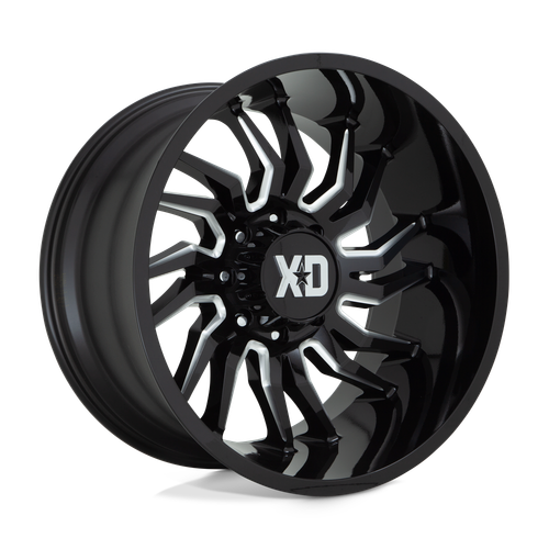 XD XD858 TENSION 5X127 22X10 -18 GLOSS BLACK MILLED