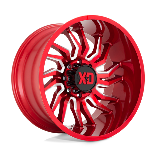 XD XD858 TENSION 6X139.7 22X10 -18 CANDY RED MILLED