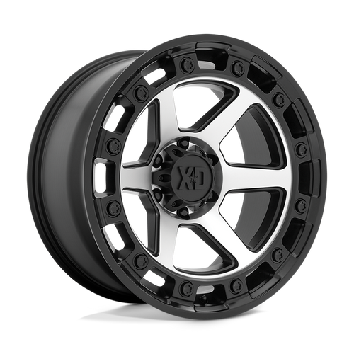 XD XD862 RAID 6X139.7 17X9 +0 SATIN BLACK MACHINED