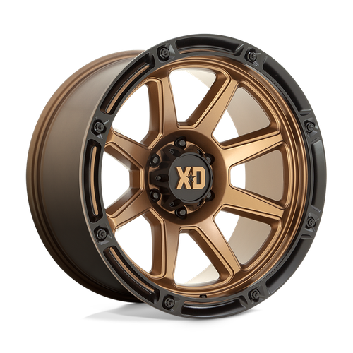 XD XD863 6X135 20X9 +18 MATTE BRONZE WITH BLACK LIP