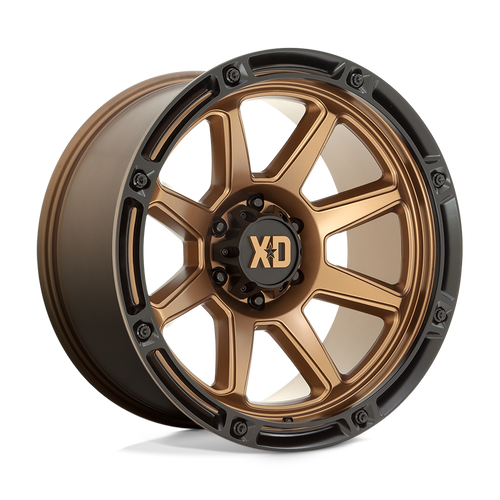 XD XD863 8X170 20X9 +18 MATTE BRONZE WITH BLACK LIP