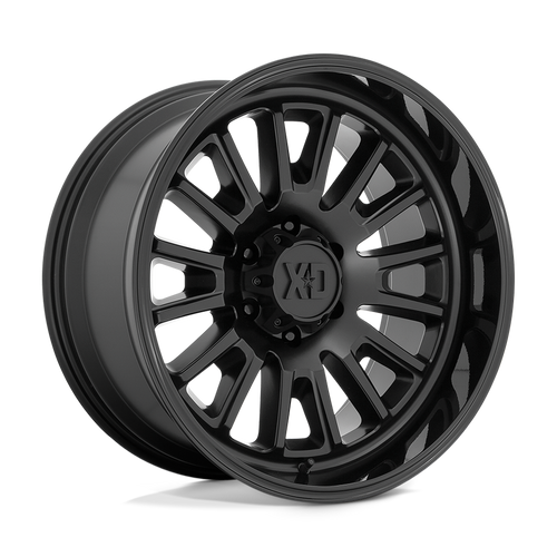 XD XD864 ROVER 8X180 20X10 -18 SATIN BLACK WITH GLOSS BLACK LIP