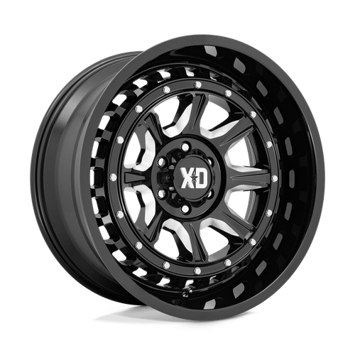 XD XD866 OUTLANDER 5X127 20X10 -18 GLOSS BLACK MILLED