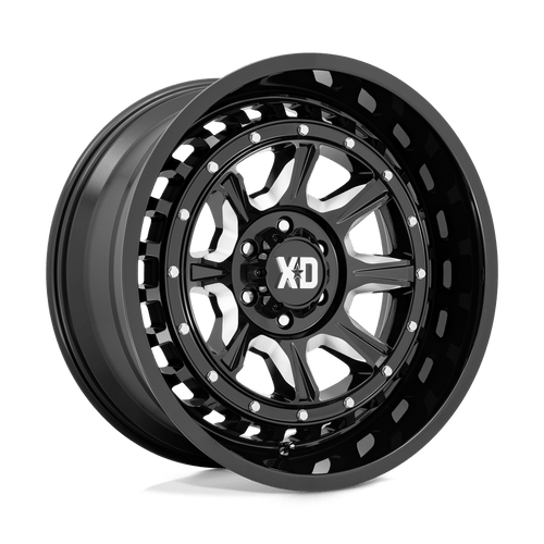 XD XD866 OUTLANDER 6X139.7 20X10 -18 GLOSS BLACK MILLED