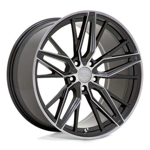 XO ZURICH 5X120 20X9 +20 GLOSS BLACK W/ MACHINED GLOSS DARK TINT