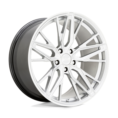 XO ZURICH 5X108 20X9 +35 HYPER SILVER W/ MIRROR CUT FACE