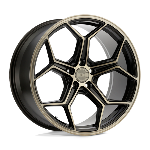 XO HELSINKI 5X112 22X9 +20 DARK BRONZE W/ BRUSHED BRONZE FACE
