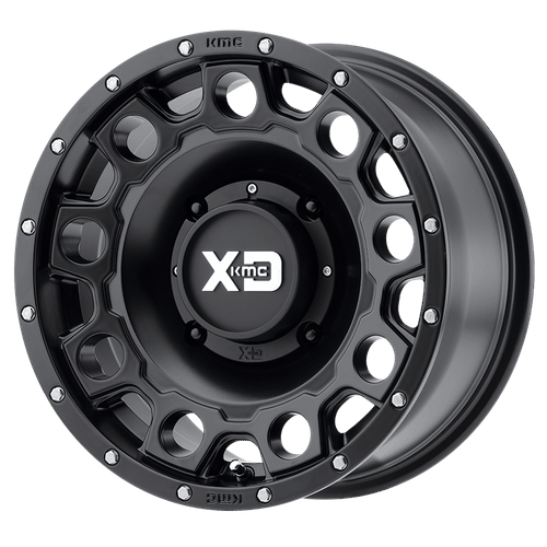 XD Powersports XS129 HOLESHOT 4X137 15X7 +10 SATIN BLACK