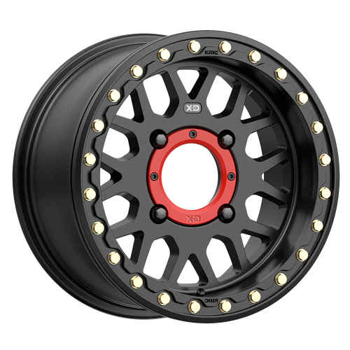 XD Powersports XS235 GRENADE BEADLOCK 4X110 14X10 +0 SATIN BLACK