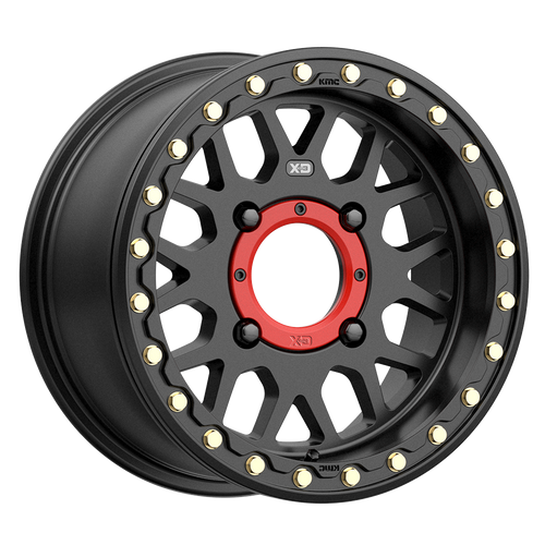 XD Powersports XS235 GRENADE BEADLOCK 4X156 14X7 +38 SATIN BLACK