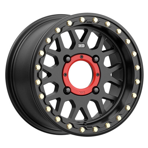 XD Powersports XS235 GRENADE BEADLOCK 4X156 15X6 +38 SATIN BLACK