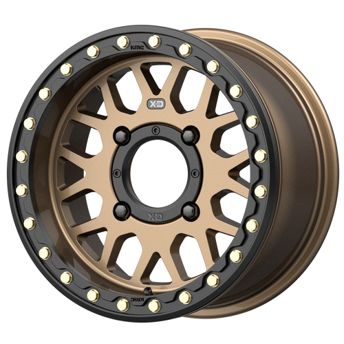 XD Powersports XS235 GRENADE BEADLOCK 4X137 15X6 +38 SATIN BRONZE