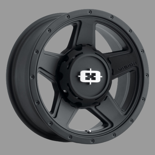 Vision HD 390 Empire Satin Black wheel