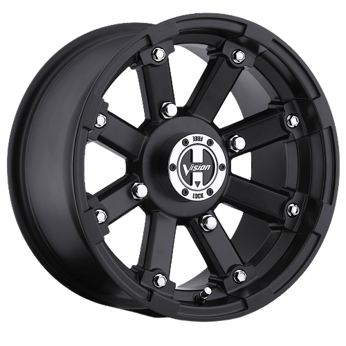 Vision ATV 393 Lock Out 4x110 12x8-61 Matte Black
