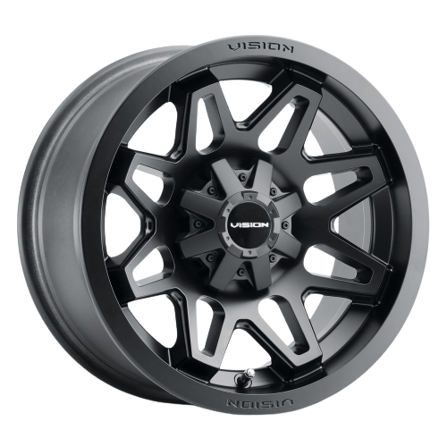 Vision ATV 416 Se7en 4x136 14x7+38 Matte Black