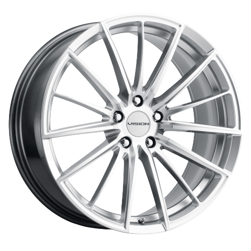 Vision Street-Designs 473 Axis 5x115 16x7.5+34 Hyper Silver Machined Face
