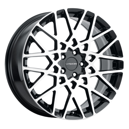 Vision Street-Designs 474 Recoil 5x114.3 17x8+38 Gloss Black Machined Face