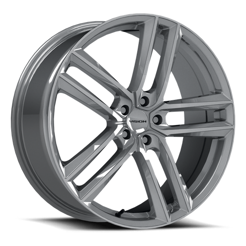 Vision Street-Designs 475 Clutch 5x114.3 22x9+38 Hyper Silver