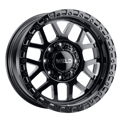 WELD Off-Road Cinch 5x114.3 17x9 0 Gloss Black/Milled / Gloss Black