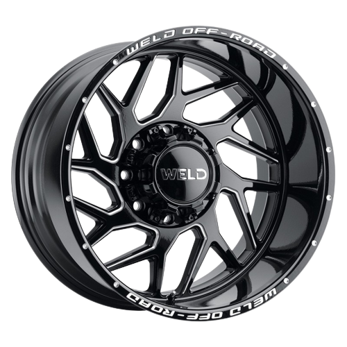 WELD Off-Road Fulcrum 6x135 22x10 +13 Gloss Black/Milled