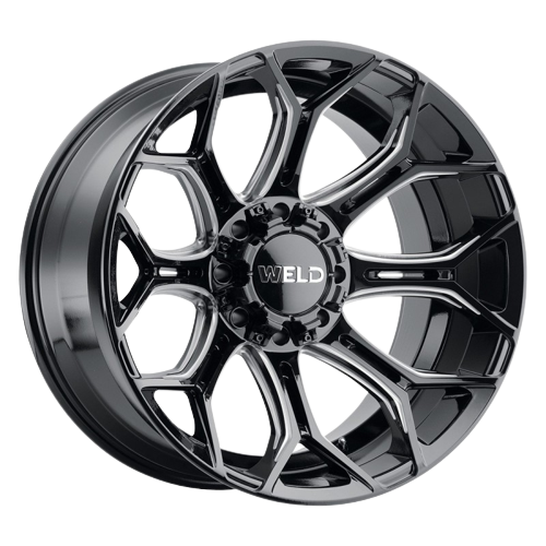 WELD Off-Road Gradient 8x170 22x12 -44 Gloss Black/Milled