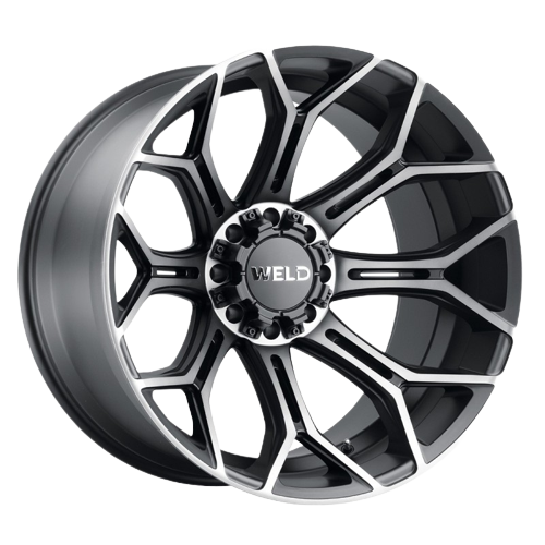 WELD Off-Road Gradient 8x170 24x14 -70 Satin Black Machined DDT