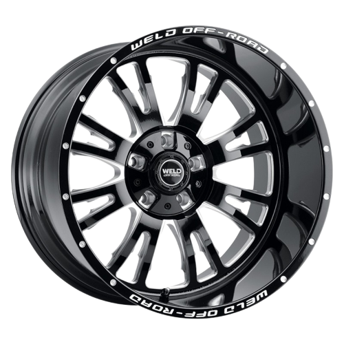 WELD Off-Road Slingblade 8x165.1 20x12 -44 Gloss Black/Milled